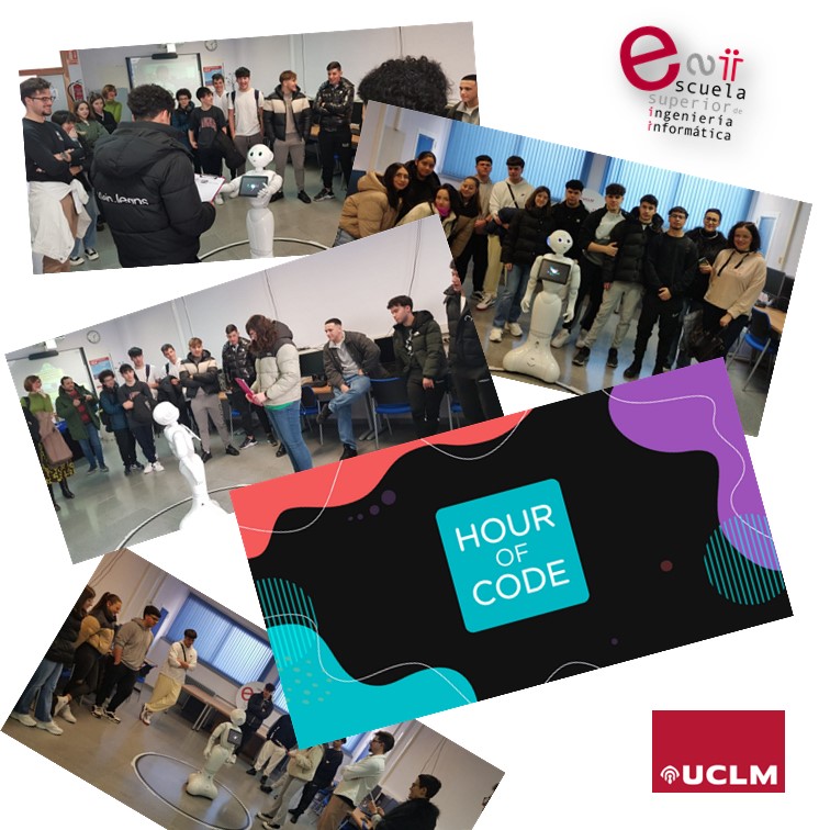 LA HORA DEL CÓDIGO en la @esiiab
@uclm_es
#HourOfCode
@hourofcode
#HoraDelCódigo