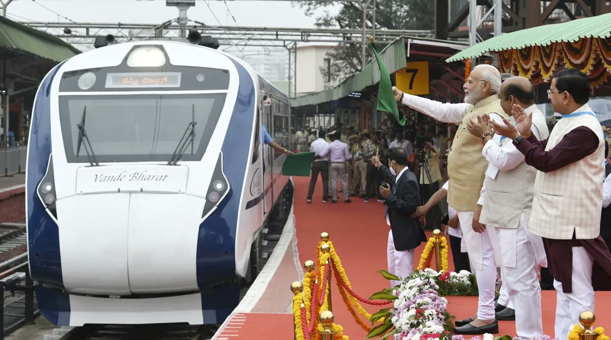 WHAT'S WRONG WITH INDIA ?

PM Modi flagged off 10 🧐 Vande Bharat trains in a single day.

New Jalpaiguri - Patna
Lucknow - Dehradun
Patna - Lucknow
Secunderabad - Visakhapatnam 
Puri - Vishakapatnam 
Ahmedabad - Mumbai
Mysuru - Chennai
Kalaburagi - Bengaluru
Khajuraho - Delhi