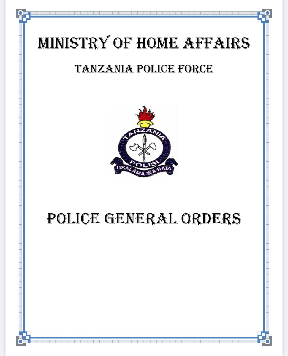 MariaSTsehai's tweet photo. Wapendwa PGO (Police General Orders) ndo mwongozo PEKEE inayotakiwa kufuatwa na afisa yoyote wa polisi
Inapokuja kwenye ukamataji (arrest) PGO inaeleza wazi kuwa mtuhumiwa lazima AELEZWE anakamatiwa nini, usalama wake ni wajibu wa afisa na anatakiwa kupewa haki ya kuwasiliana
Nje ya hii ni UTEKAJI kama ule wa magaidi!
Sambazeni huu ujumbe ili tuelewane na polisi wajue Watanzania si wajinga tena
Walichofanya leo kwa Soka ni UTEKAJI
#TutaelewanaTu