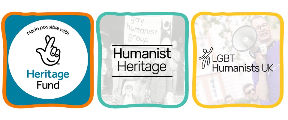 In celebration of our 45th anniversary in 2024, the #HumanistHeritage website is expanding to include even more LGBT history. This has been made possible by The National Lottery Heritage Fund project Humanist Heritage: Doers, Dreamers, Place Makers. #LGBTHumanists45