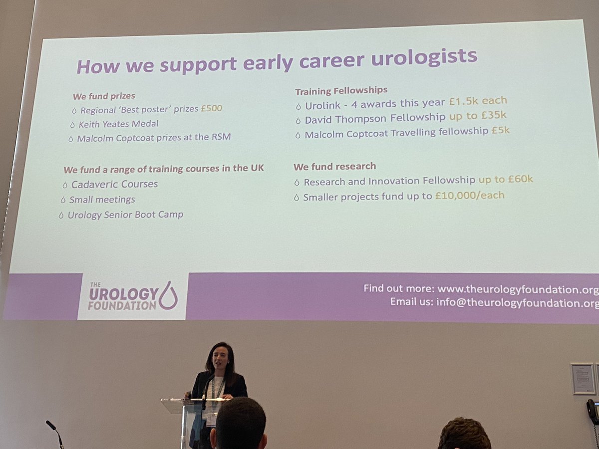 @hannahrwarren highlighting brilliantly the breadth of The Urology Foundation’s work and ways to get involved 🚴🏼‍♀️🏃‍♂️🚴🏽🏃🏼‍♀️@TUF_tweets 💜#BSOT2024