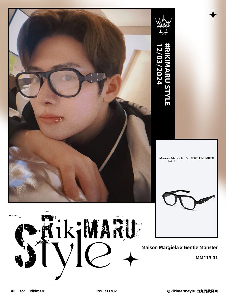 小物 Gentle Monster x Maison Margiela MM113 Maison Margiela X GENTLE MONSTER】MM113 01 (BLACK) (Gentle Monster