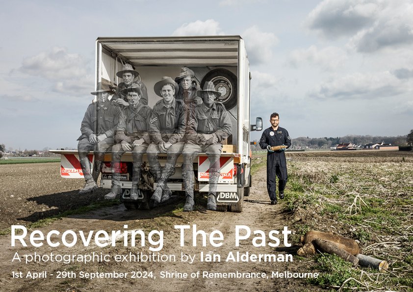 IAlderman's tweet image. Can't wait! My @recoveringthepast exhibition opens @shrineofremembrance #Melbourne  1st April - 29th Sept 2024 | The long-term social and physical consequences of war are laid bare through this striking work. pdf link below, artist led tours available  drive.google.com/file/d/1Zk1GTo…