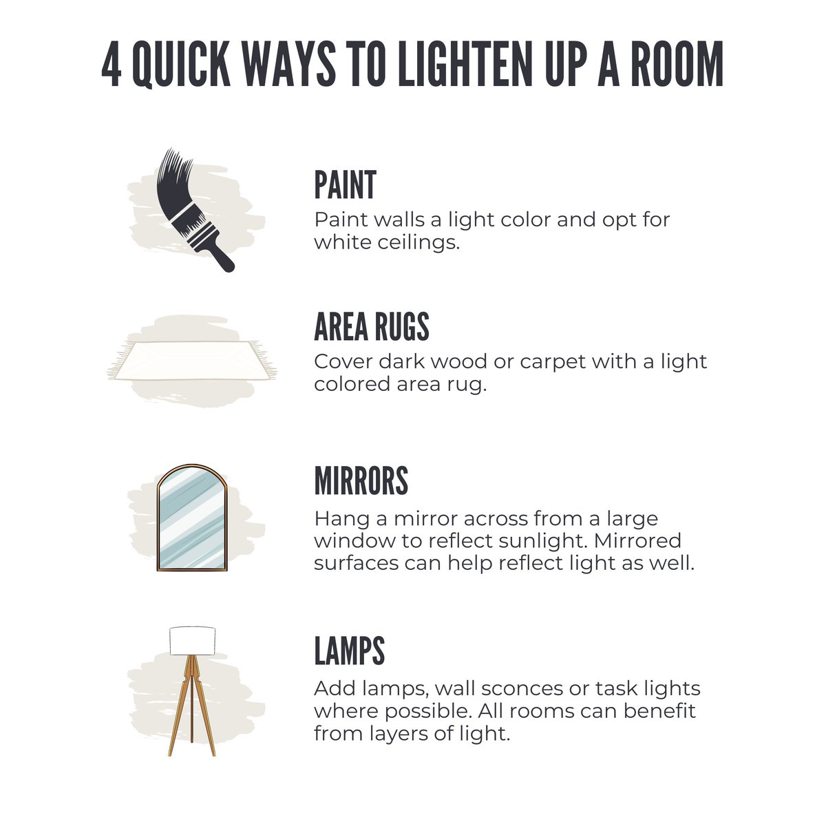 GetKeyedUp's tweet photo. If you don't have a lot of natural light to work with in your home, these 4 tricks can help brighten things up! https://t.co/qDfZhqAUNV