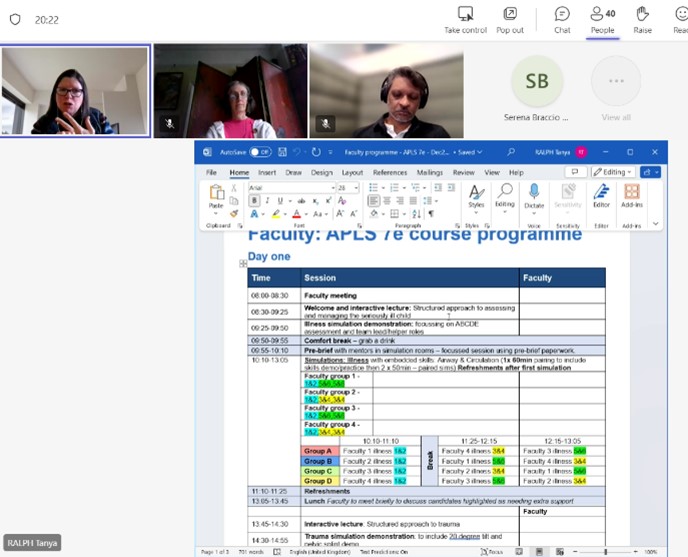 Our APLS 7e webinar is in full swing. Instructors actively putting questions to Bimal, Kate and Tanya on the updates to teaching the 7e course. #APLS7e #SupportingInstructors