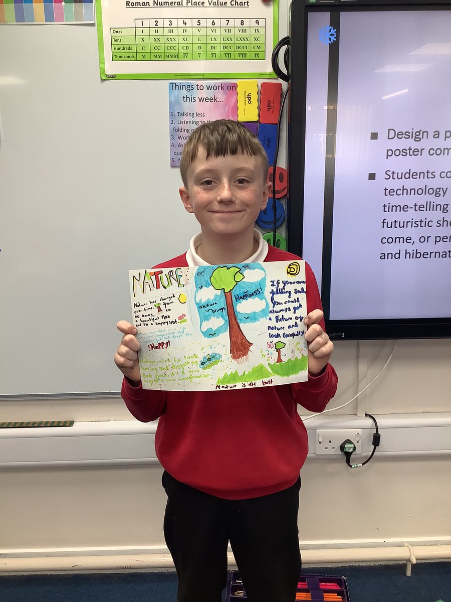 Year5HAS's tweet image. This morning, we created a poster to represent time for Science week! We explored how time has changed over the years, how gaming has changed and discussed what our future world would look like. 🌎👏🏽🙌 #BSW24 #ScienceWeek24