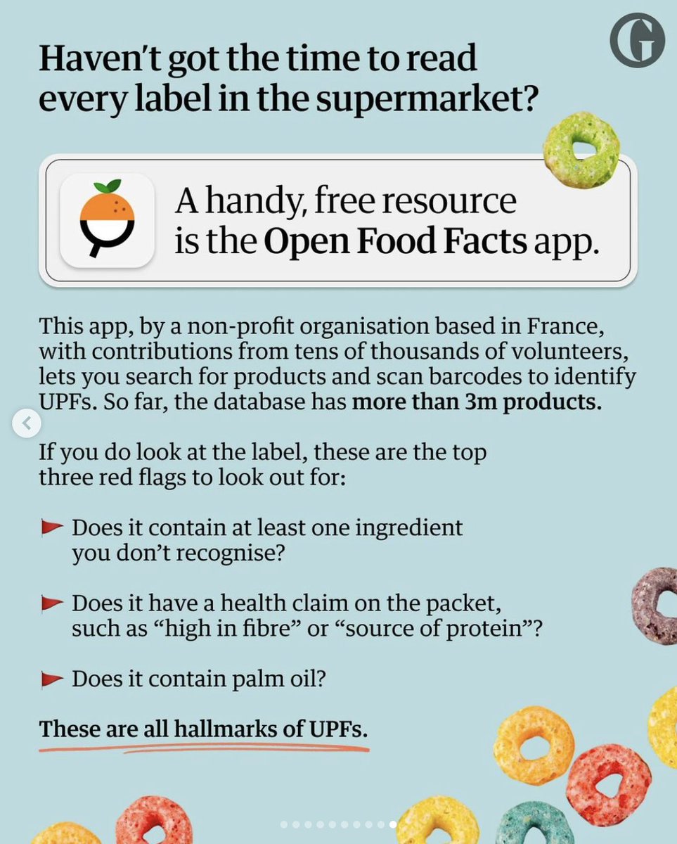 Open Food Facts app - "A handy, free resource."
as mentioned by the <a href="/guardian/">The Guardian</a> 

Full article: theguardian.com/society/2024/f… 

🤳 GET OUR APP in our bio &amp; start spotting UPFs ⚡fr.openfoodfacts.org/application-mo… 

#ultraprocessed #upf #food #health