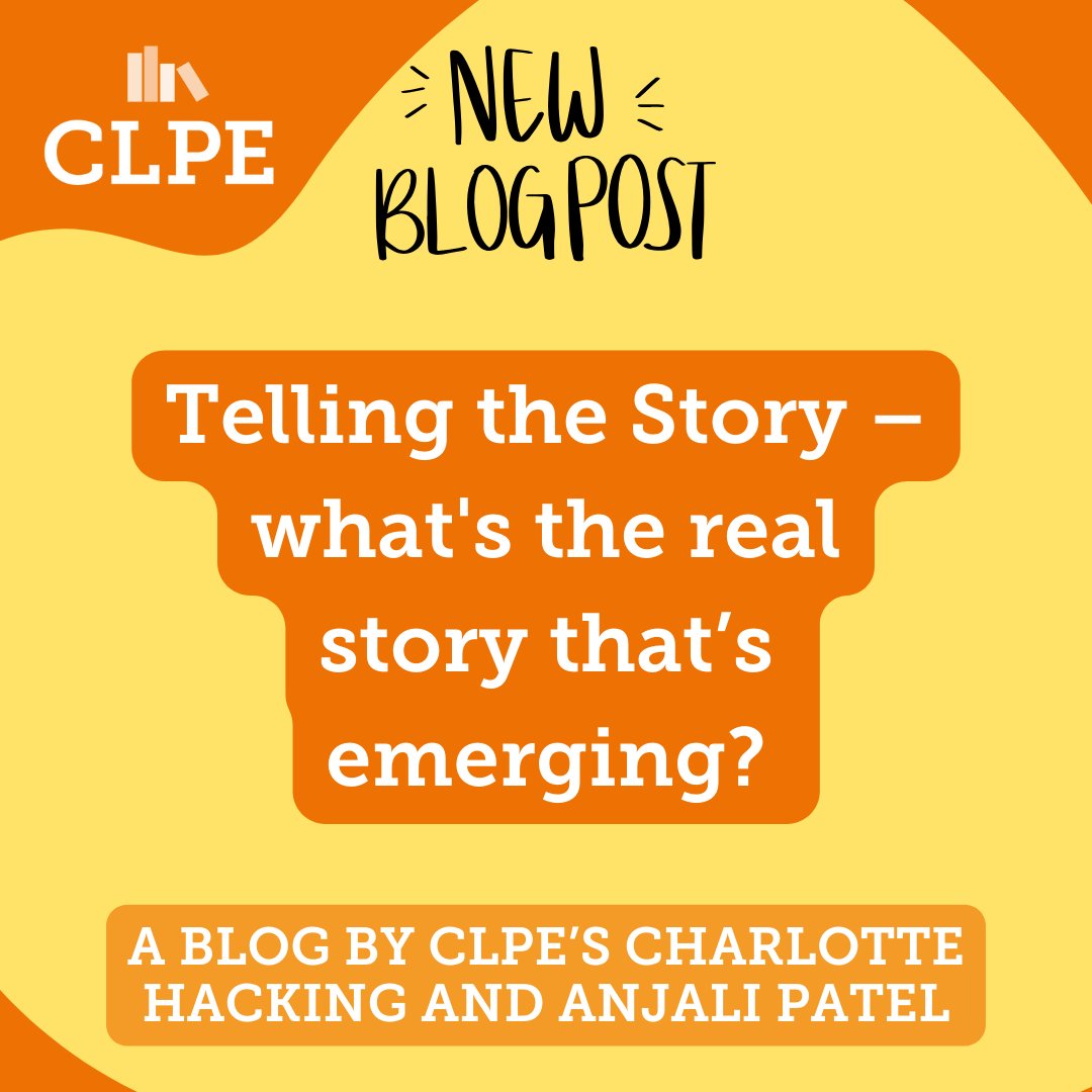 NEW BLOG: 'Telling the Story – what's the real story that’s emerging?' Read Our response to the 2024 Ofsted English subject report by Learning and Programmes Director @charliehacking and Lead Advisory Teacher @AnjaliPetal clpe.org.uk/blog/telling-s…