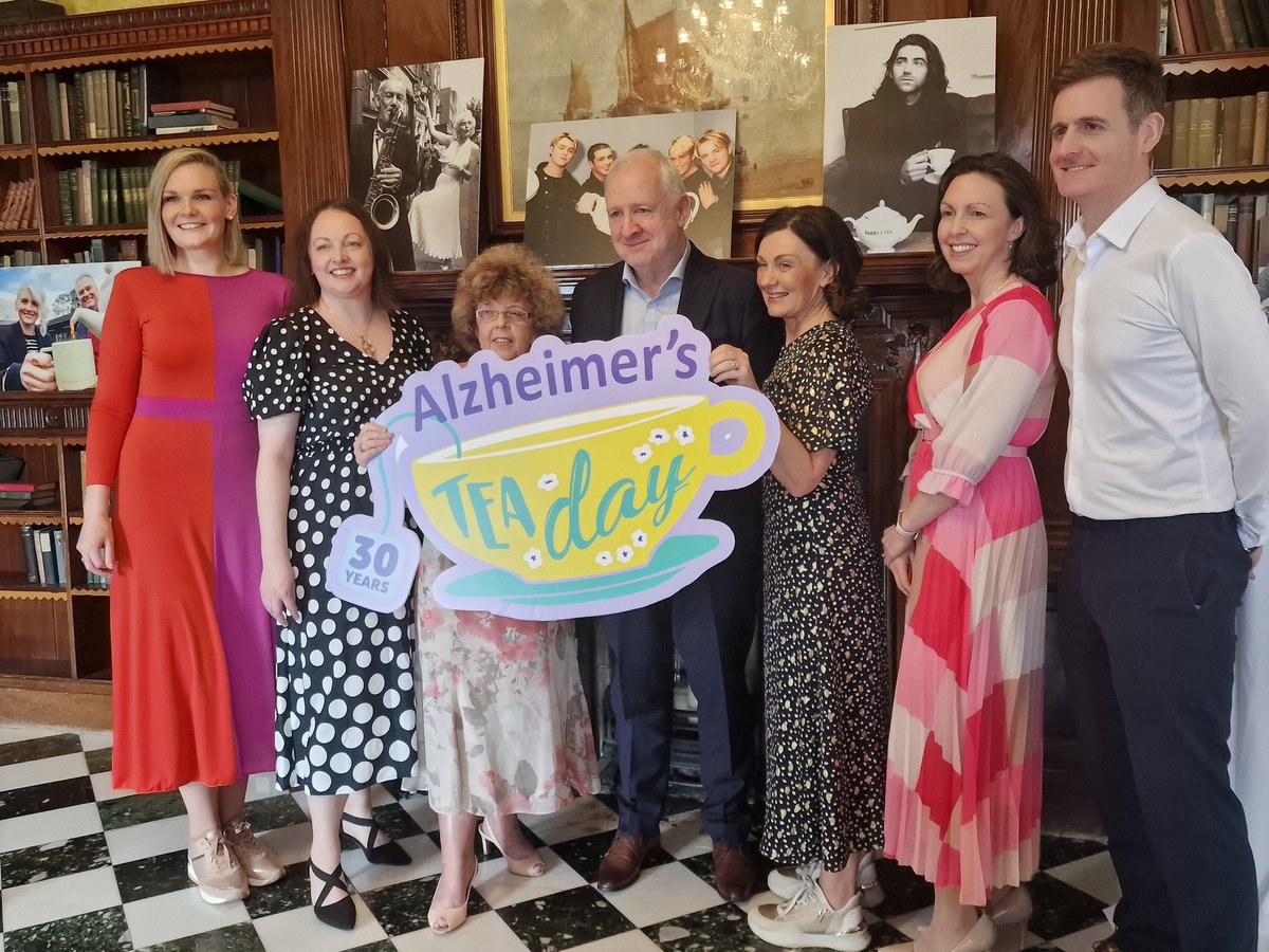 Our amazing team at the #TeaDay2024 launch!☕ Join us to spread awareness and raise funds for Dementia support in Ireland. Register for your free teaday pack at teaday.ie