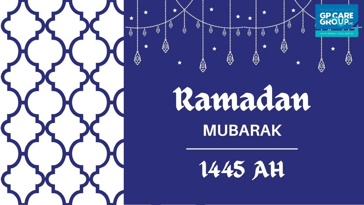 Ramadan Mubarak!

If you want to make sure you stay healthy this Ramadan, read our tips by clicking the link: bit.ly/43gREti

#Ramadan #RamadanKareem
