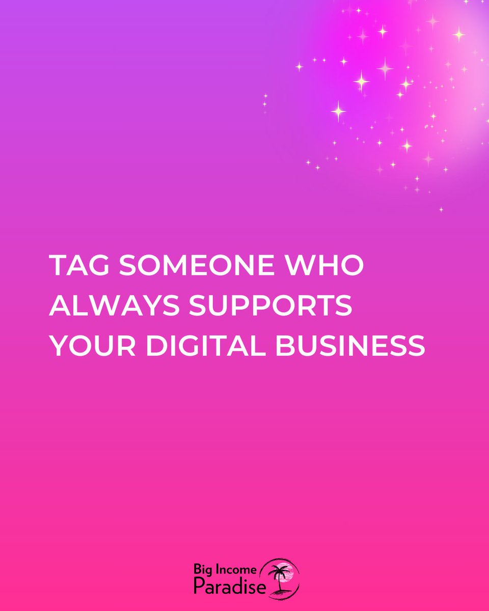 Income_Paradise's tweet photo. This is what I love about the world of digital business ⤵️

Having someone by your side can make all the difference. 

It's like having someone who gets it and cheers for you the loudest 🥳

So who's your go-to supporter? 

Tag &amp; thank them below! 👇

#smallbizsupport https://t.co/LvcWVcFwvl