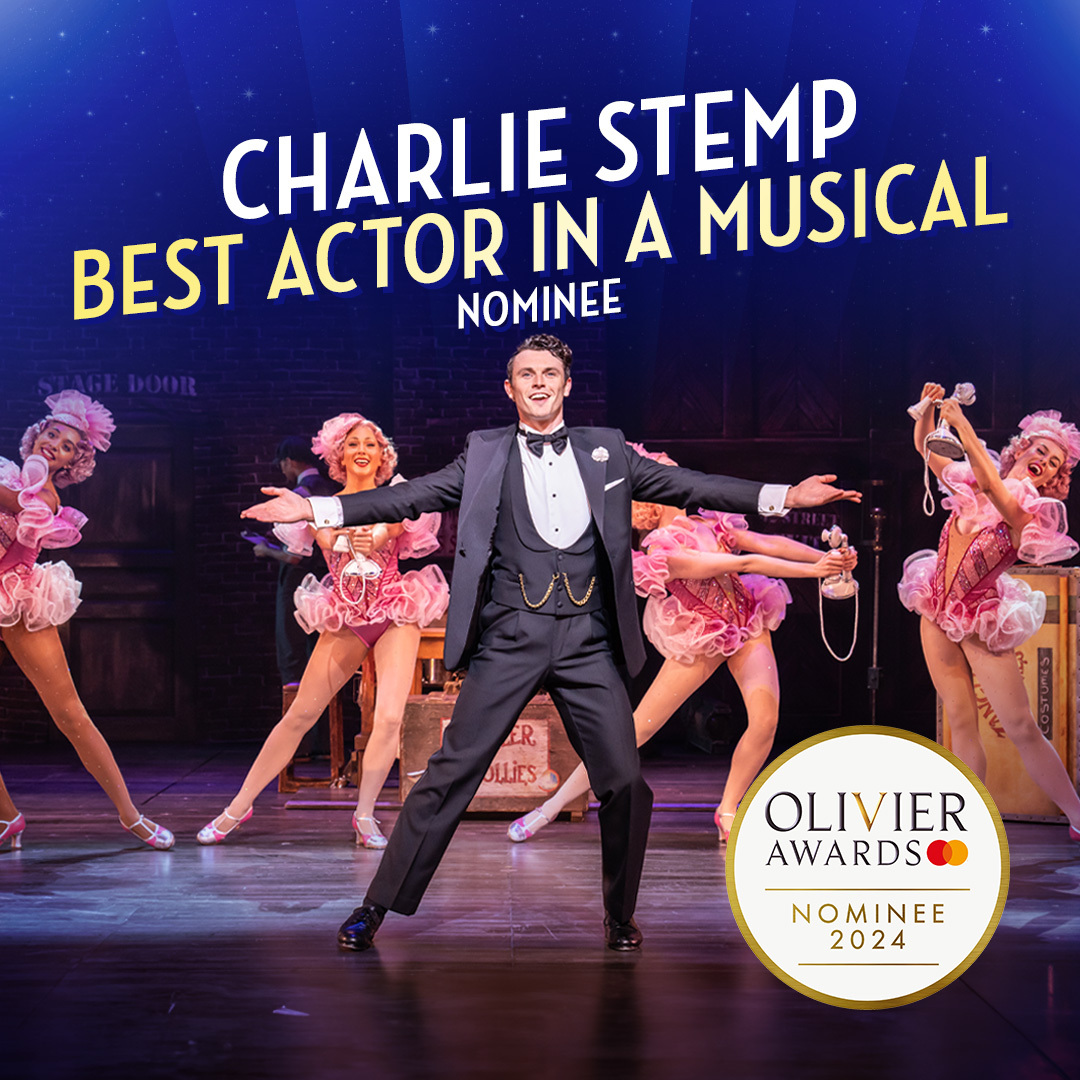 We’re over the moon that Charlie Stemp has been nominated for Best Actor in a Musical at this year’s @olivierawards. ✨ #CrazyForYouMusical