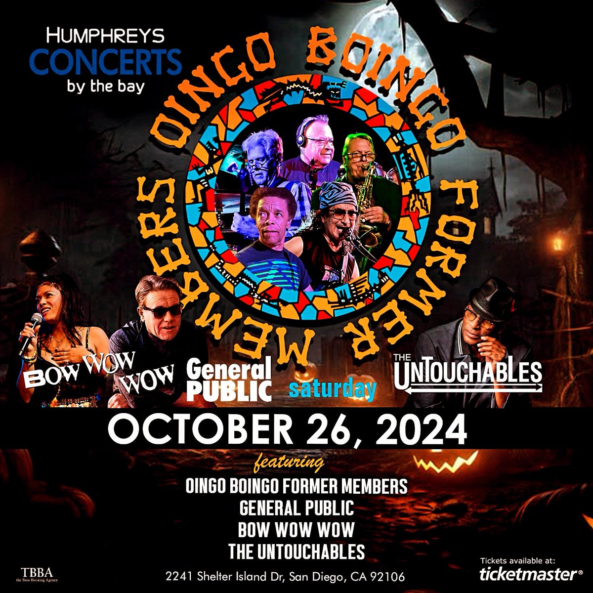 We know you're thinking what we are thinking as Spring is approaching.. Halloween 🎃 is right around the corner, hows about some dancing together in San Diego, CA ? 💀 Saturday, October 26, 2024 @humphreysshows. Tix on sale this Friday 3/16/24 @dave_wakeling
