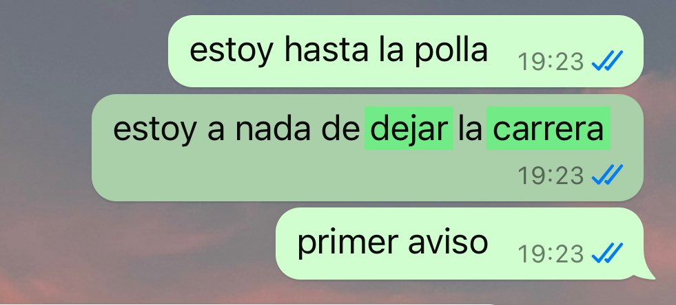 tweet para recordar lo idealizada que está la universidad