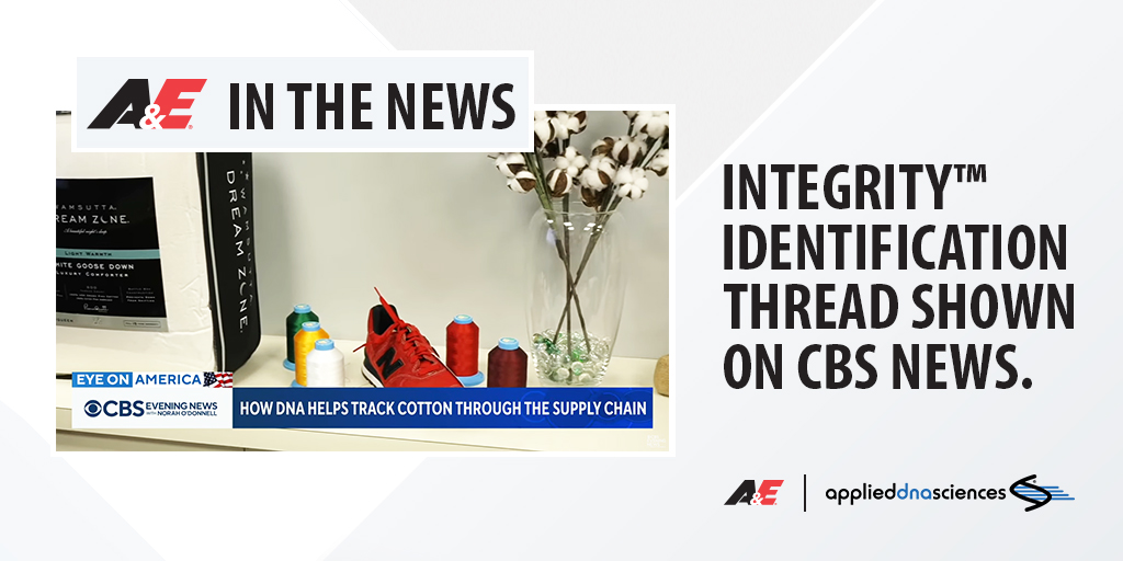 AmericanEfird's tweet image. A&amp;amp;E partnered with @APDN to create Integrity™ thread products as an identification solution brands can incorporate into their current product manufacturing processes without disruption. 

To learn more, visit amefird.com/integrity

#productauthenticity #threadinnovation