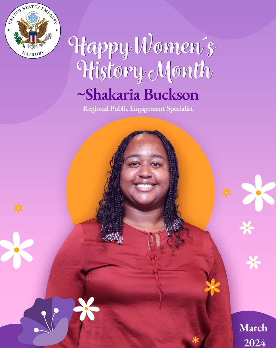 My message to women around the world is be the change you want to see ~ Shakaria Buckson #WomensHistoryMonth