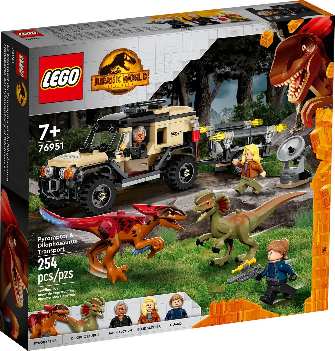 PlayworldJ's tweet photo. Transporte del Pyrorraptor y el Dilofosaurio de 'Jurassic World Dominion'.
Vehículo, Set de transporte, 3 minifiguras LEGO, un Pyrorraptor y un Dilofosaurio !!! 
#Lego #JurassicPark #Dinosaurio #Juguetes #Navidad 
https://t.co/WZweyEZ6cv https://t.co/8pOyk10UA9