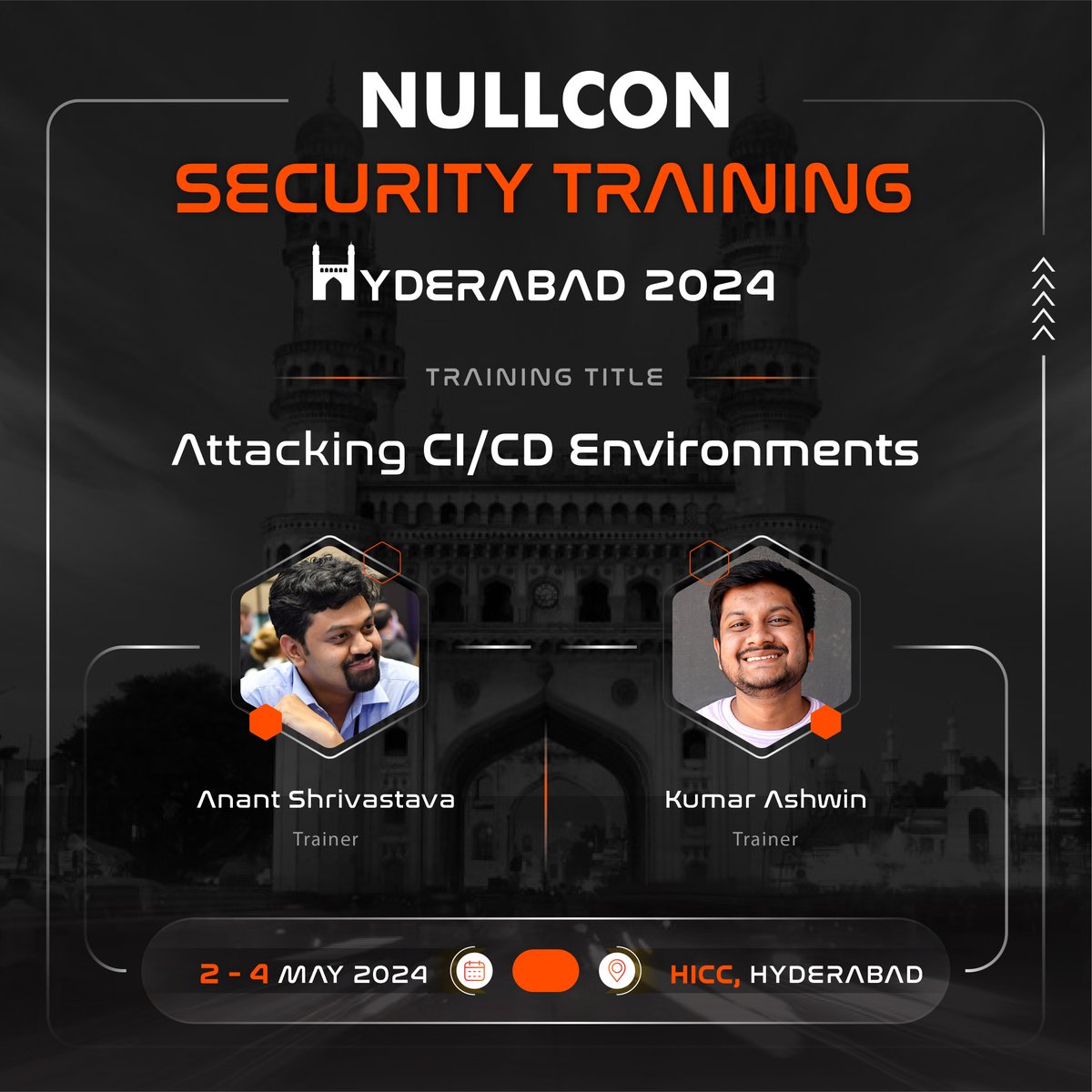 Ready to turn learning into action at #NullconHYD? 🧑‍💻

Discover the secrets of CI/CD systems, mainly focusing on exploiting self-hosted &amp; SaaS environment.

Followed by a Capture-The-Flag event, where participants can implement their learning.

➡️ shorturl.at/kzLR1

#CTF