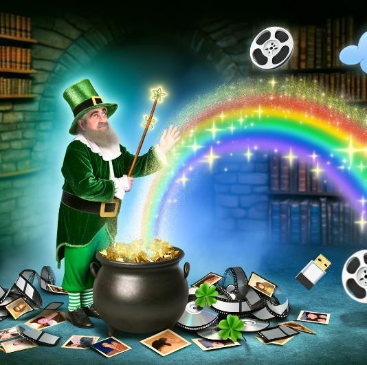 maxoptical's tweet image. This St. Patrick’s Day, let's capture the magic of your cherished memories! Convert your old photos and videos to digital with Transfer Video Guy. Enjoy the convenience of free pick-up and delivery in Chester County. Start your magical journey at buff.ly/49LaPgZ 🌈