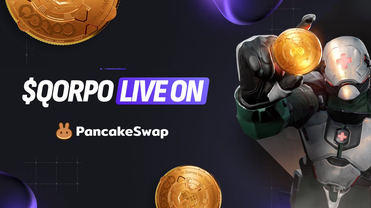 $QORPO Is Live on PancakeSwap

Ceasefire, Warriors, time for a real snack! Let’s get fresh with pancakes and do away with munchies! We just listed our studio token $QORPO on PancakeSwap so you can enjoy its full power on BNB Chain. Say bye to high gas fees, let’s feast on