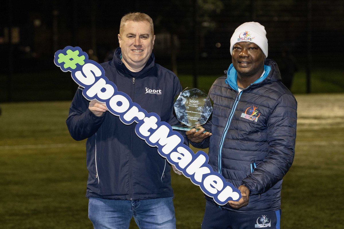 Huge congratulations to Chairperson @JahswillEmmanu3, on winning the @_SportNI SportMaker Coach of the Year Award! A well-deserved recognition of his incredible contribution to grassroots sports in NI. We are so proud of him! 👉 youtu.be/FwCjnSRx9Kc👈 @belfastcc @NI_CRC