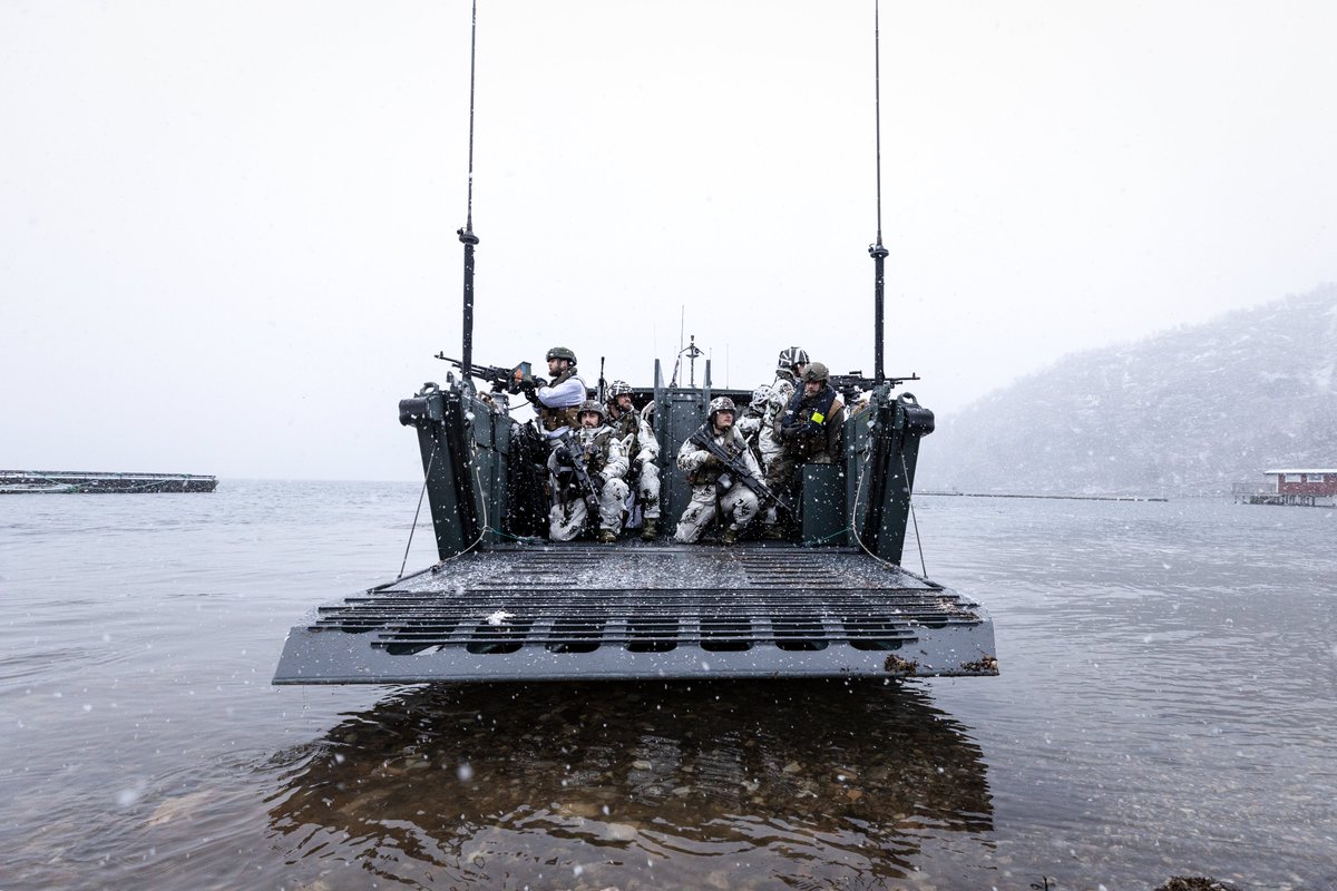 Vom 3. bis 15. März üben rund 130 Soldatinnen und Soldaten des Seebataillons aus Eckernförde im Norden Norwegens amphibische Operationen. Sie trainieren beim Manöver Nordic Response das Gefecht unter extremen Klima- und Wetterbedingungen.