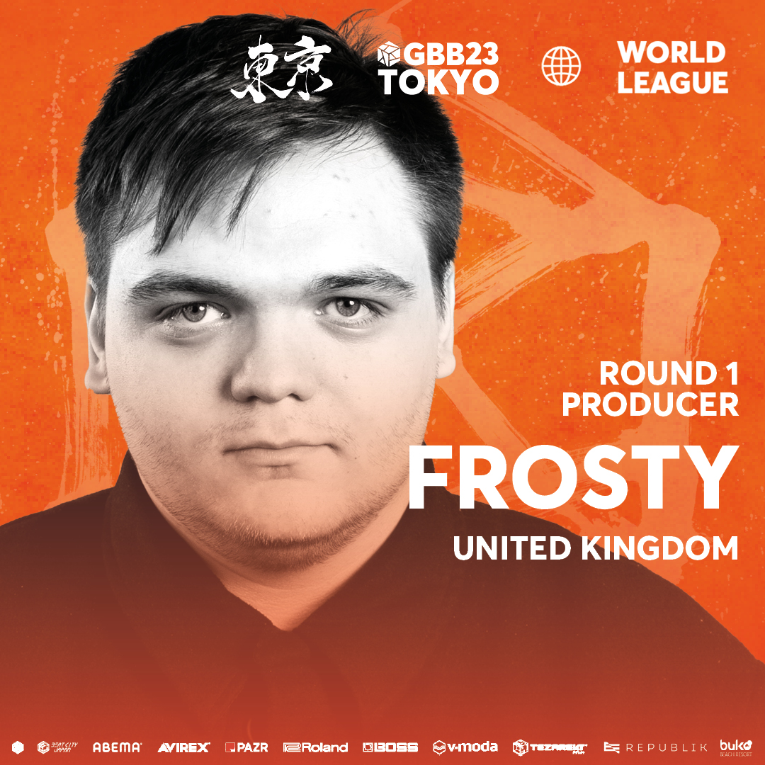 swissbeatbox's tweet photo. Frosty 🇬🇧 will be delivering the last showcase for Round 1 🔊

👇 Are you excited?! 😄
https://t.co/wiSND4OUHS

#loopstation #producer #beatboxing #battle #gbb23tokyo https://t.co/MFBOMyaJ8K