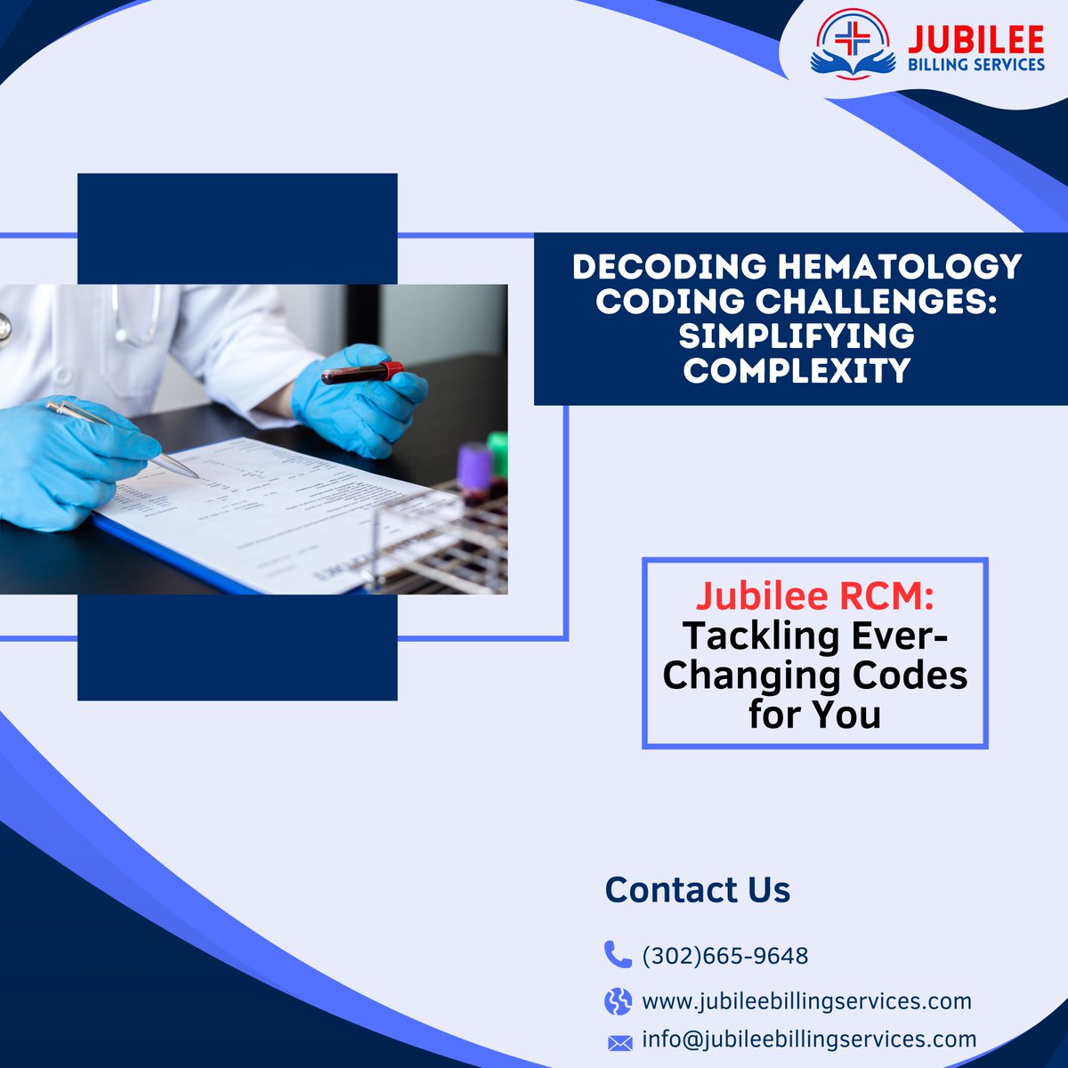 jubileebilling's tweet photo. Streamline physician billing processes with Jubilee's expertise and technology. Let us handle the complexities while you focus on providing exceptional patient care.

#jubilee #jubileebillingservices #jubileemedicalbillingservices #jubileeRCM #jubileeDMEbilling https://t.co/hjcWnjKHoa
