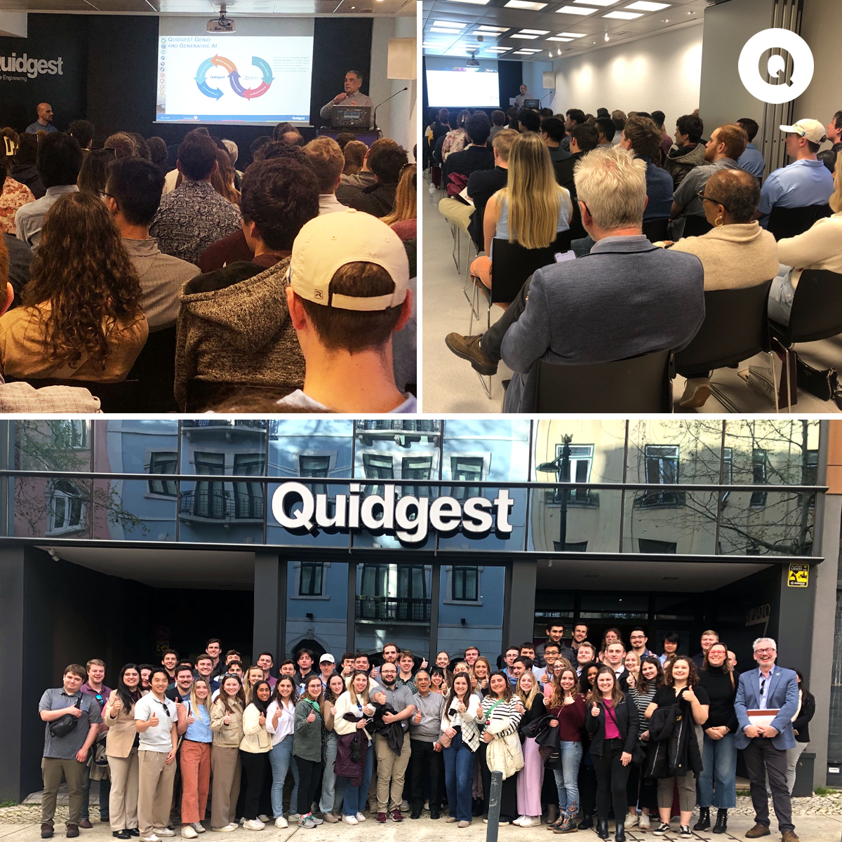 Quidgest's tweet image. 🌍 É sempre um prazer receber estudantes das mais variadas partes do mundo aqui na @Quidgest!

Ontem foi a vez de recebermos 60 #estudantes do Texas A&amp;amp;M Mays College of Business, acompanhados por professores e alguns guias.

Obrigado a todos pela visita e bom regresso aos EUA!