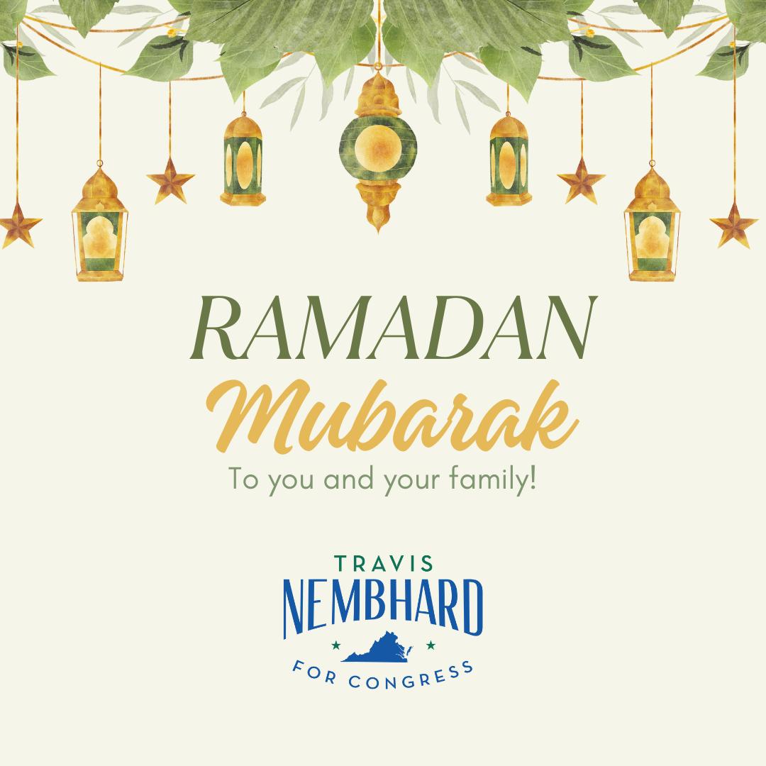 To those who are observing Ramadan, I wish you peace, love, and joy filled with enlightenment. Ramadan Mubarak.