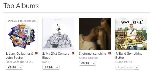 gracepetrie's tweet photo. 🚨 WE ARE CURRENTLY #4 IN THE ITUNES ALBUM CHART 🚨 

I know I am a broken record but if you haven’t grabbed Build Something Better yet, we have 48hrs until the chart closes, please do it today! https://t.co/lzvED3YovI
