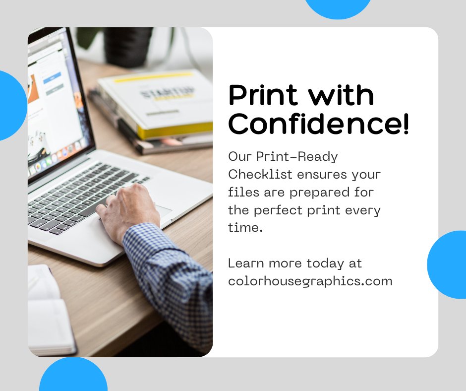 Are Your Files Ready for Print? 🖨️✅ Make sure your documents are print-ready with our checklist! From image resolution to font embedding, ensure your files are set up correctly for printing and binding. #PrintingTips #ColorHouseGraphics
#PrintPreparation

colorhousegraphics.com/print-ready-ch…