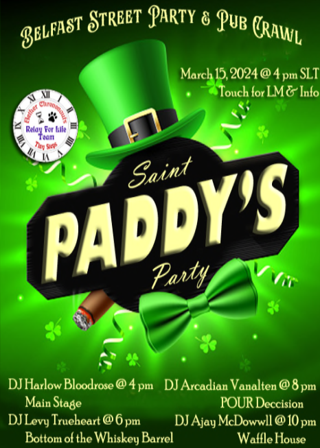 I will actively post the SLURLs when the event starts! Come help kick cancers butt!