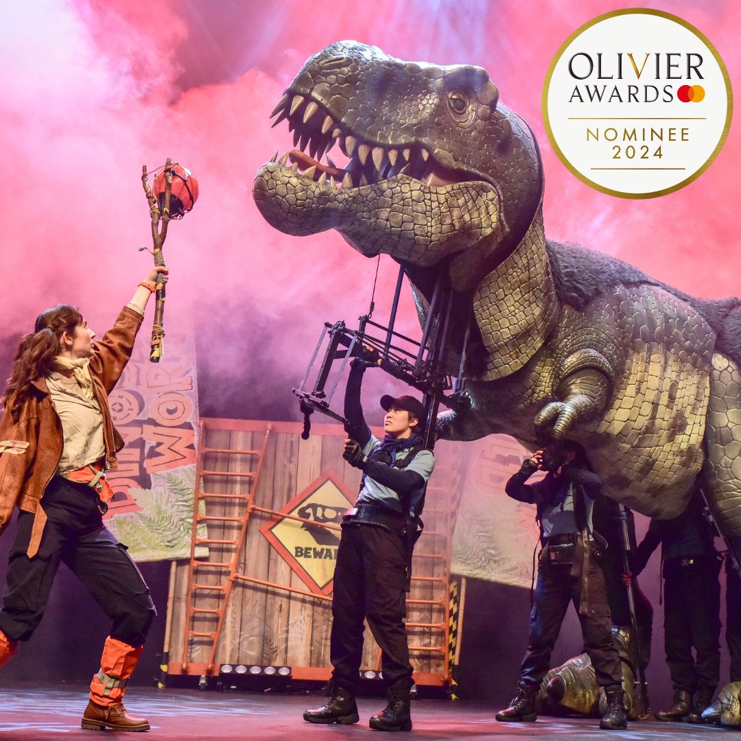 We've been nominated for an @olivierawards for Best Family Show! 👏

What a ROAR-some achievement for the Dinosaur World Live team! 🎉

#olivierawards #dinosaurworldlive #bestfamilyshow