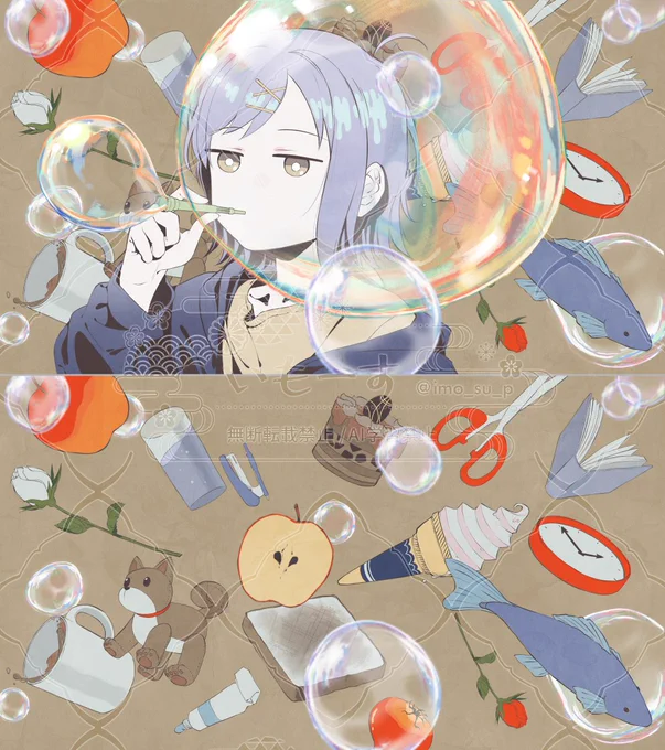 【お仕事】くもらお様の歌ってみた動画内イラストを制作させていただきました!アルトボイスからの一瞬裏声へと変換される瞬間が巧み…!動画も是非お聞きください!動画【】 