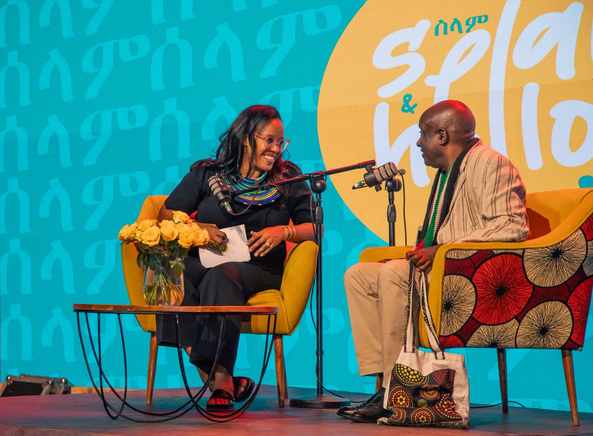 Have you listened to the latest episode of Selam and Hello? This is a special live recording from @africamediafest where the incredible host @elillykiya sat down with the multi talented @JohnSibiOkumu, an award winning teacher, writer, actor and broadcaster.