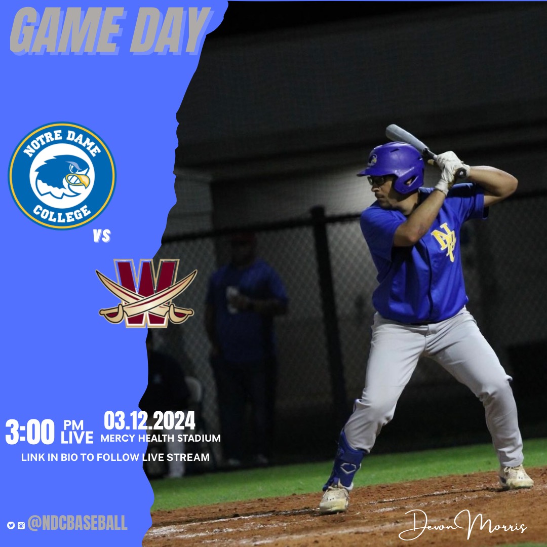 The Falcons take on Walsh University today at home at 3pm‼️

#FlyAbove #BirdsOfPrey 🦅

📍Mercy Health Stadium- Avon