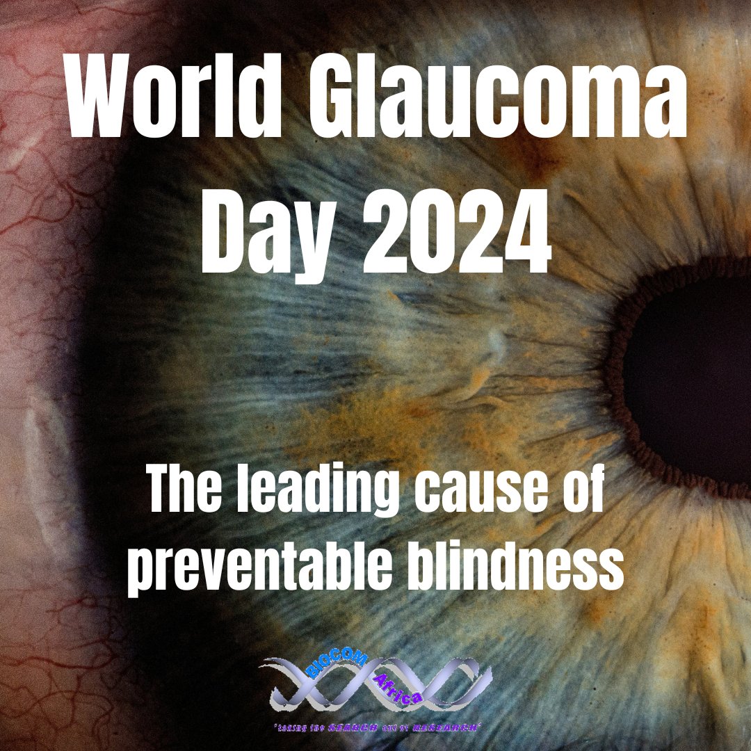 #WorldGlaucomaDay: a reminder to prioritize #EyeHealth and prevent a leading cause of #blindness. With slow symptom development treatment is often only sought with intense visual problems. Look after your eyes and thank those who treat and research #glaucoma for a better future