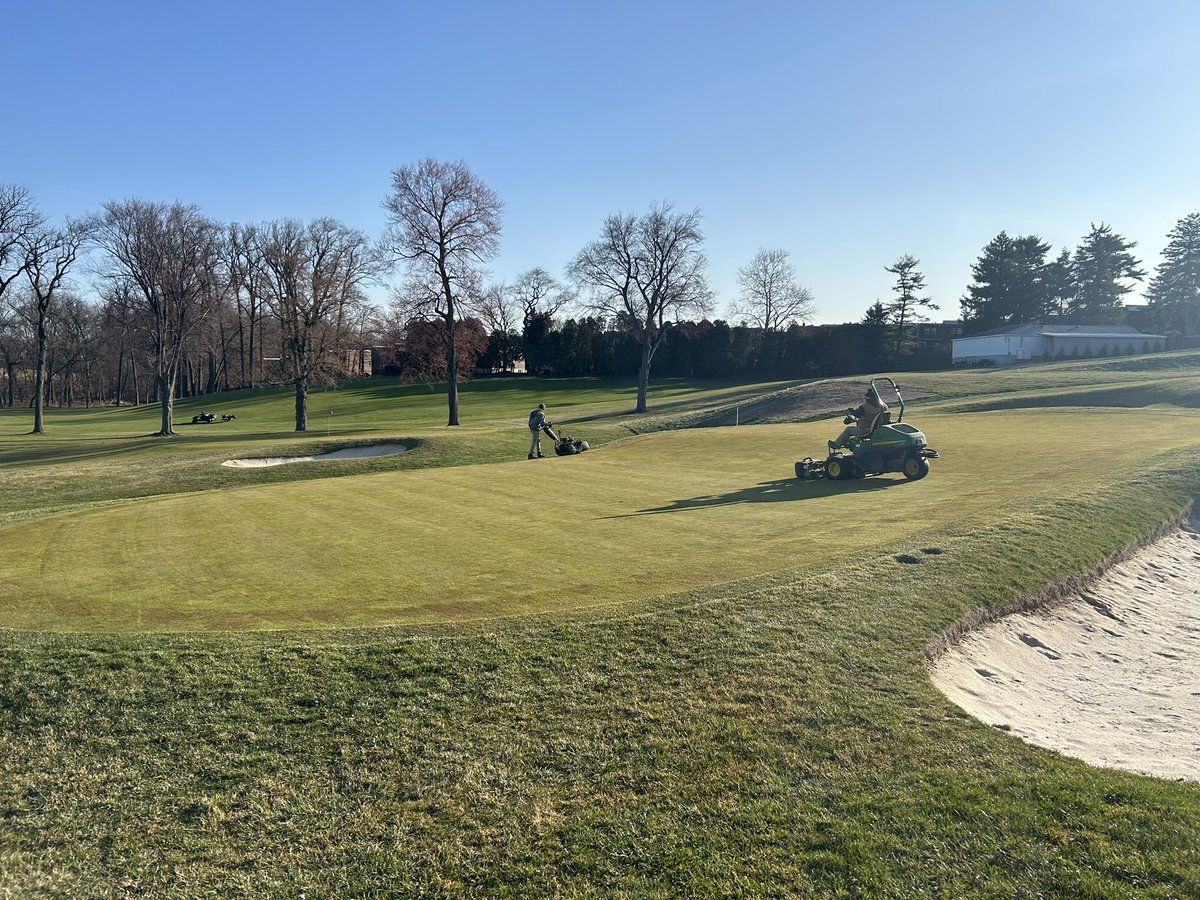 Mow time = Go Time! 2024 🏌️⛳️ is underway @UnionLeagueGolf. @ScottBordner @JStehel @NickSurretteEM @M_Elliott_Golf @chasemcevers @SimphiweGama141