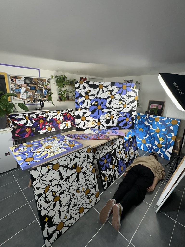 J’expose chez Teapioca à Montpellier ce samedi 16 et j’aurais la même posture 💫