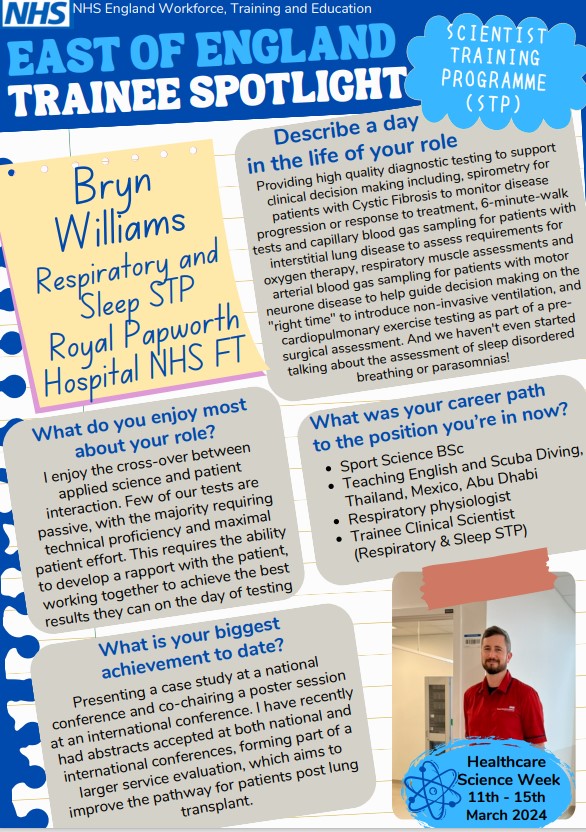 📢It's not over till we say! have a read Bryn Williams living in the dream at @RoyalPapworth as a Respiratory & Sleep #STP #Trainee 🫁💤😮‍💨 Check it out ⤵️⤵️ #HealthcareScienceWeek2024 @NSHCS @NHSE_WTE @NHSHEE_EoE @melaniebryce11 @EoEHSTN @HealthCareersUK @STPperspectives