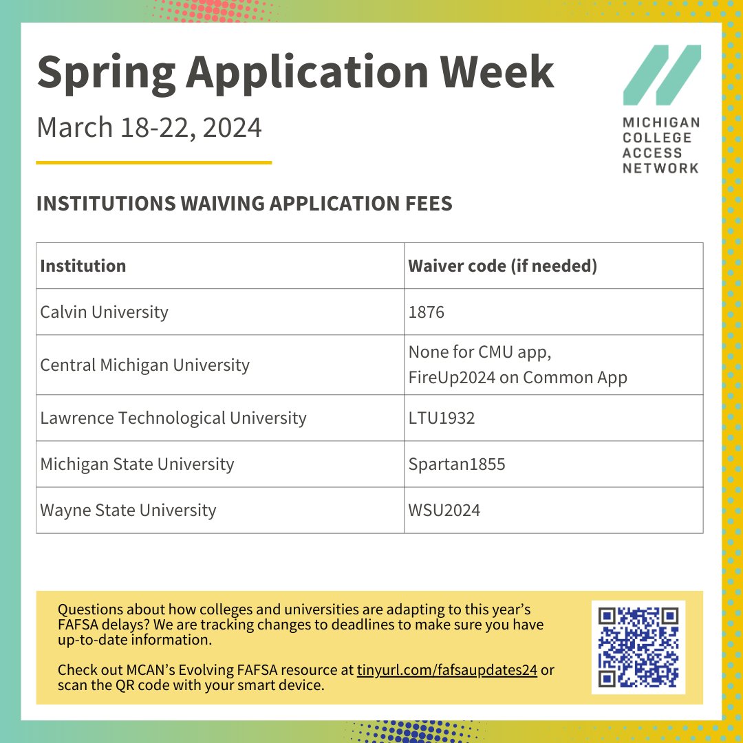 Spring Application Week is coming!