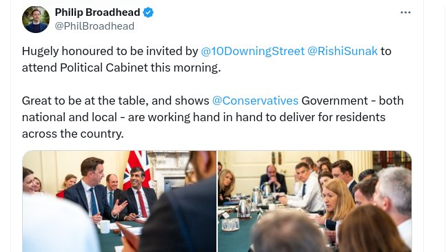 Not sure working hand in hand with the current weak #Conservative Government Cabinet is much to crow about @PhilBroadhead but make the most of the limelight while you can. #NHSCrisis #SocialCareCrisis #PovertyCrisis #PublicServicesCrisis etc..
Let's have a #GeneralElectionNow.