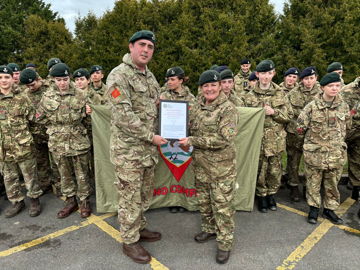 WiltsACF's tweet photo. Congratulations to SMI Lorna Williams on receiving an ACCT UK National Meritorious Action award https://t.co/OfKQ94Qx2s