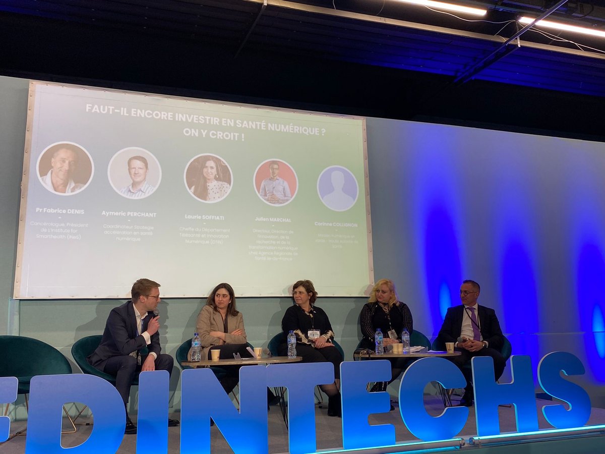 ARS_IDF's tweet photo. #Innovation | @jlnmrl  hier sur le Salon @Medintechs pour parler du bilan du PRS2 et débattre autour de la question « faut-il encore investir dans le numérique en santé ? L’occasion d’échanger avec les nombreux acteurs de l’innovation en santé présents sur le salon. https://t.co/dUA4waX1Rl