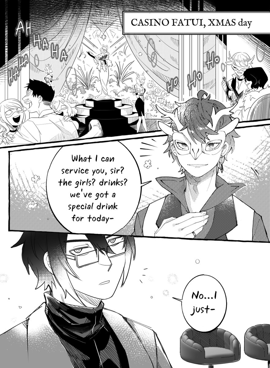 🎉New doujin Meet cute Au. between Zhongli x Tartaglia 
24 page. I draw this since last X'mas 2022 LoL so I don't thinks to wait for the 2024 X'mas to publish.
what happens inside is >> Cute + Sexy moment. if you want to read more 😊💰🤑🧧 ❤
https://t.co/TOJaEdb9wo 