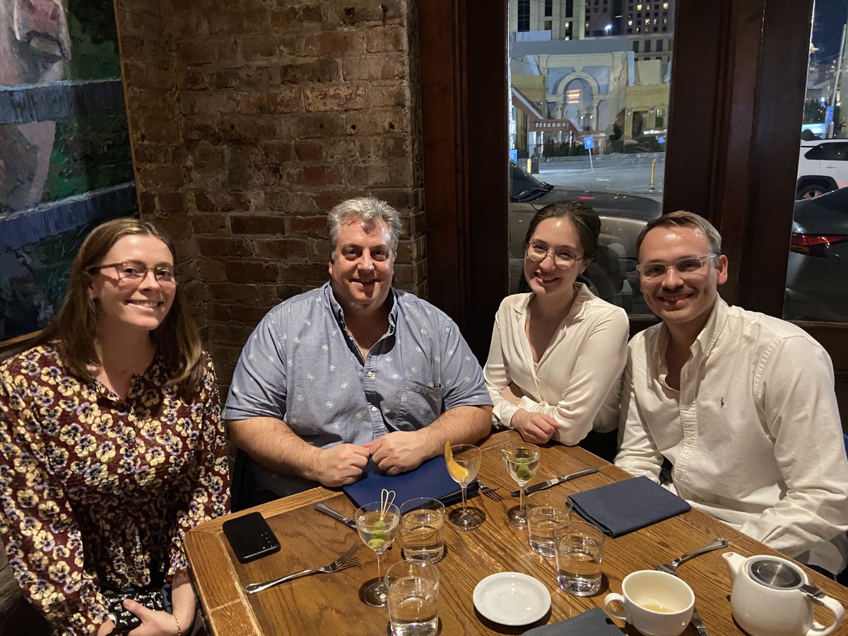 The Zappa Lab reunion at #OSM24 in New Orleans: celebrating our journey and achievements in ocean sciences. Here's to many more waves of discovery! 🌊🔬🥂

@columbiaclimate
@Columbia
@LamontEarth