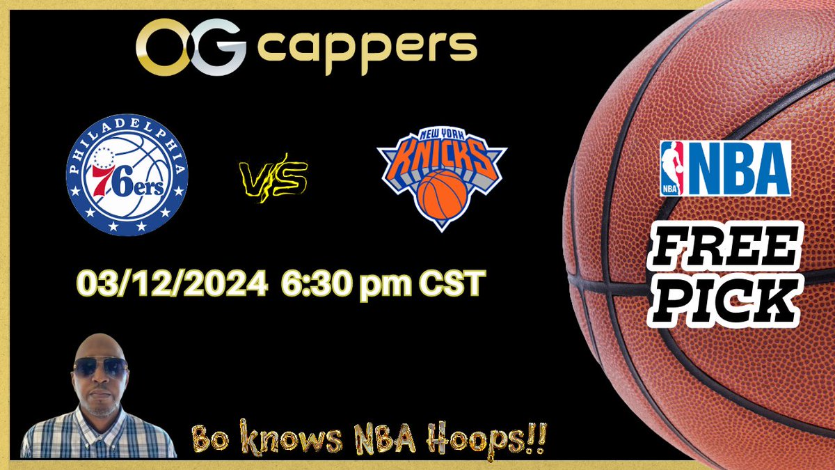 OGcappers's tweet photo. 76ers vs Knicks NBA Sports Picks &amp; Predictions 3/12/24 Bo Dunn #nba #76e... https://t.co/u4MJyoXPvP via @YouTube https://t.co/RSVNmzaTkv