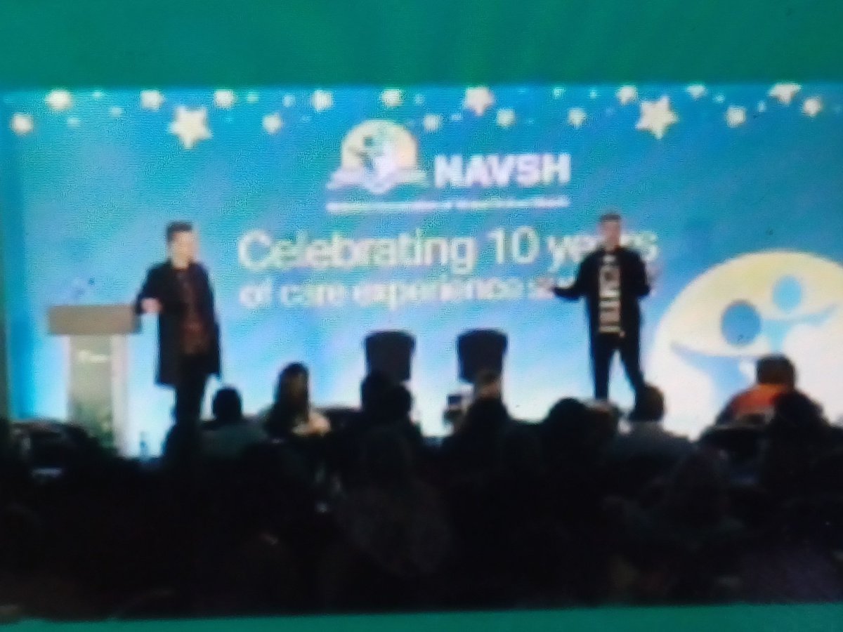 Congratulations Andy and Matt <a href="/SmashLifeUK1/">SmashLifeUK</a> so proud to see you <a href="/NAVSH_UK/">NAVSH</a> doing your thing and speaking up for all our care experienced young people 😃
