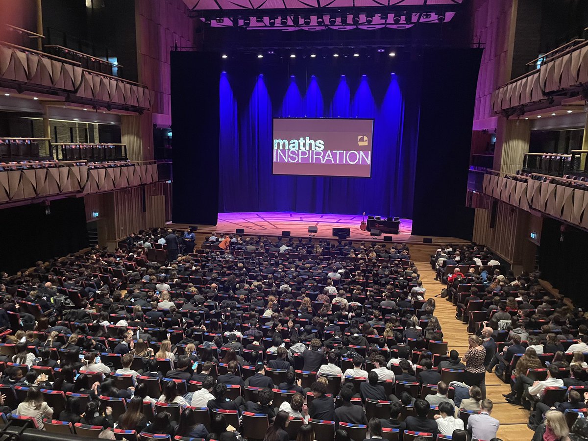 robeastaway's tweet photo. While the #mathssummit at @sciencemuseum talks about the need for teenagers to see how maths links to stats, environment and beauty, it’s happening right now in Bristol. Over 1,000 y11s and y12s at the @mathsinspiratn show. https://t.co/wcFHzAYb48